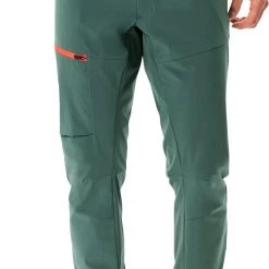 VAUDE Tekoa Biobased Pantalon Homme, vert -Pantalons Homme Soldes vaude tekoa biobased pants men dusty forest 3