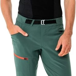 VAUDE Tekoa Biobased Pantalon Homme, vert -Pantalons Homme Soldes vaude tekoa biobased pants men dusty forest 5
